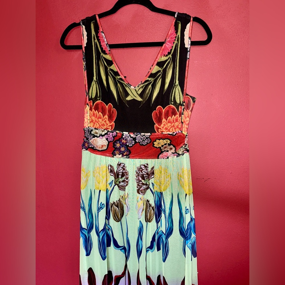 Desigual Helsinki Floral Maxi Dress size 6 - Picture 7 of 9